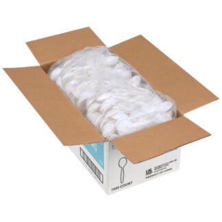 SPOON, TEA POLYPROPYLENE MEDIUMWEIGHT WHITE BULK PLASTIC