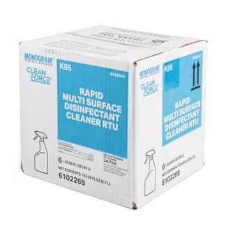 CLEANER, MULTI SURFACE DISINFECTANT LIQUID SPRAY BOTTLE CLEAR FLORAL SCENT