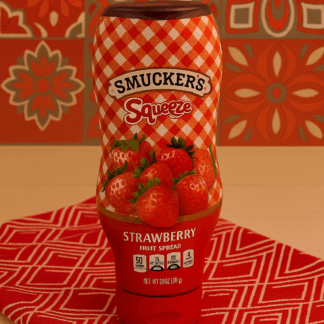 STRAWBERRY JAM, SWEET SPREAD MADE FROM STRAWBERRIES 1/ 20 OZ